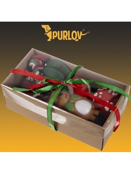 Kalėdinė dovana šuniui - Purlov 22637 žaislai 2