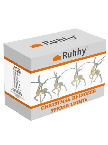 Kalėdinės lemputės – šiaurės elniai Ruhhy 24955 1