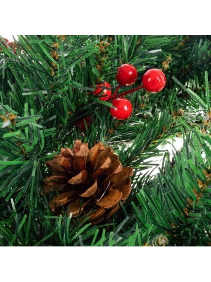Kalėdinis papuošimas durų vainikas Dekoratyvinis dekoratyvinis ornamentas 60 cm storis XXL 4 Kalėdinis papuošimas durų vainikas Dekoratyvinis dekoratyvinis ornamentas 60 cm storis XXL 4