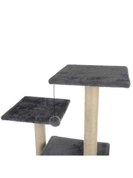 Katės medis 71cm pilkas Purlov 21712 5 Katės medis 71cm pilkas Purlov 21712 5
