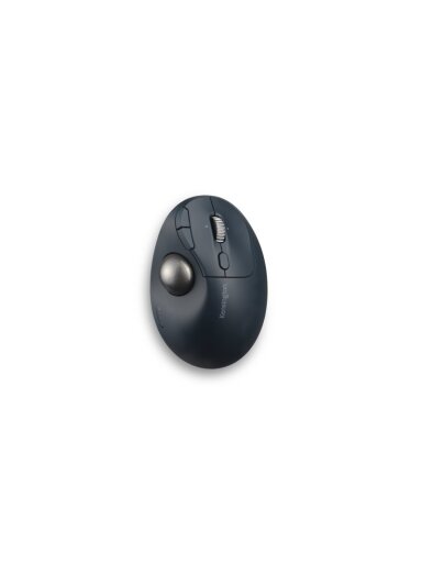 Kensington ProFit Ergo TB550 Trackball Belaidė pelė, RF Wireless + Bluetooth, 1600 DPI, Black/Grey