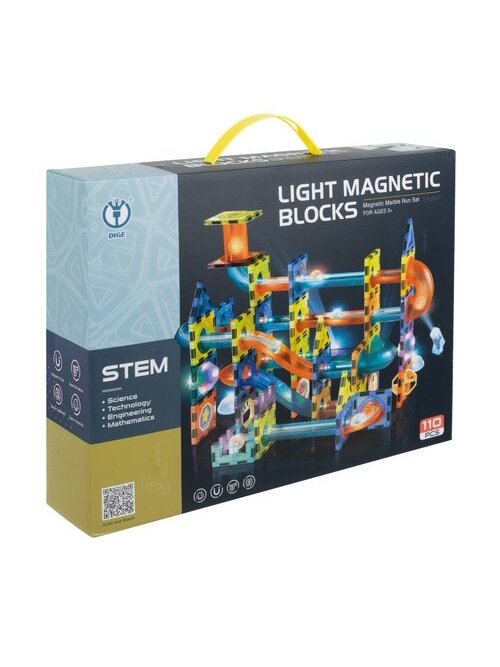 Magnetinis konstruktorius - kamuoliukų trasa (110 detalių) 25766 2