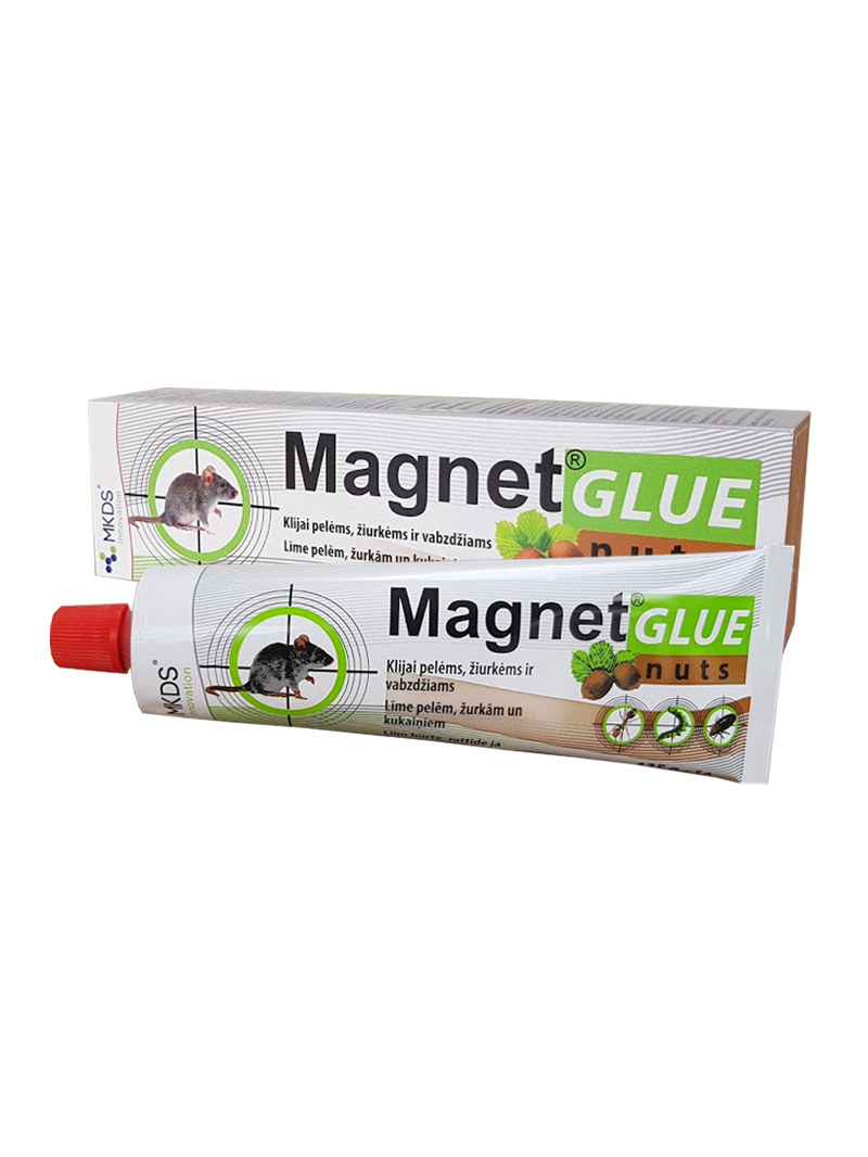 Klijai pelėms, žiurkėms ir vabzdžiams MAGNET GLUE NUTS, 135 g