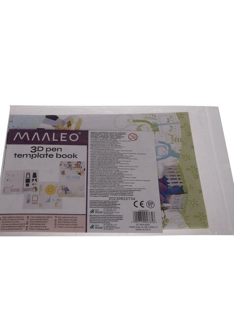 Knyga su šablonais Maaleo 22734 3D rašikliui 11 Knyga su šablonais Maaleo 22734 3D rašikliui 11