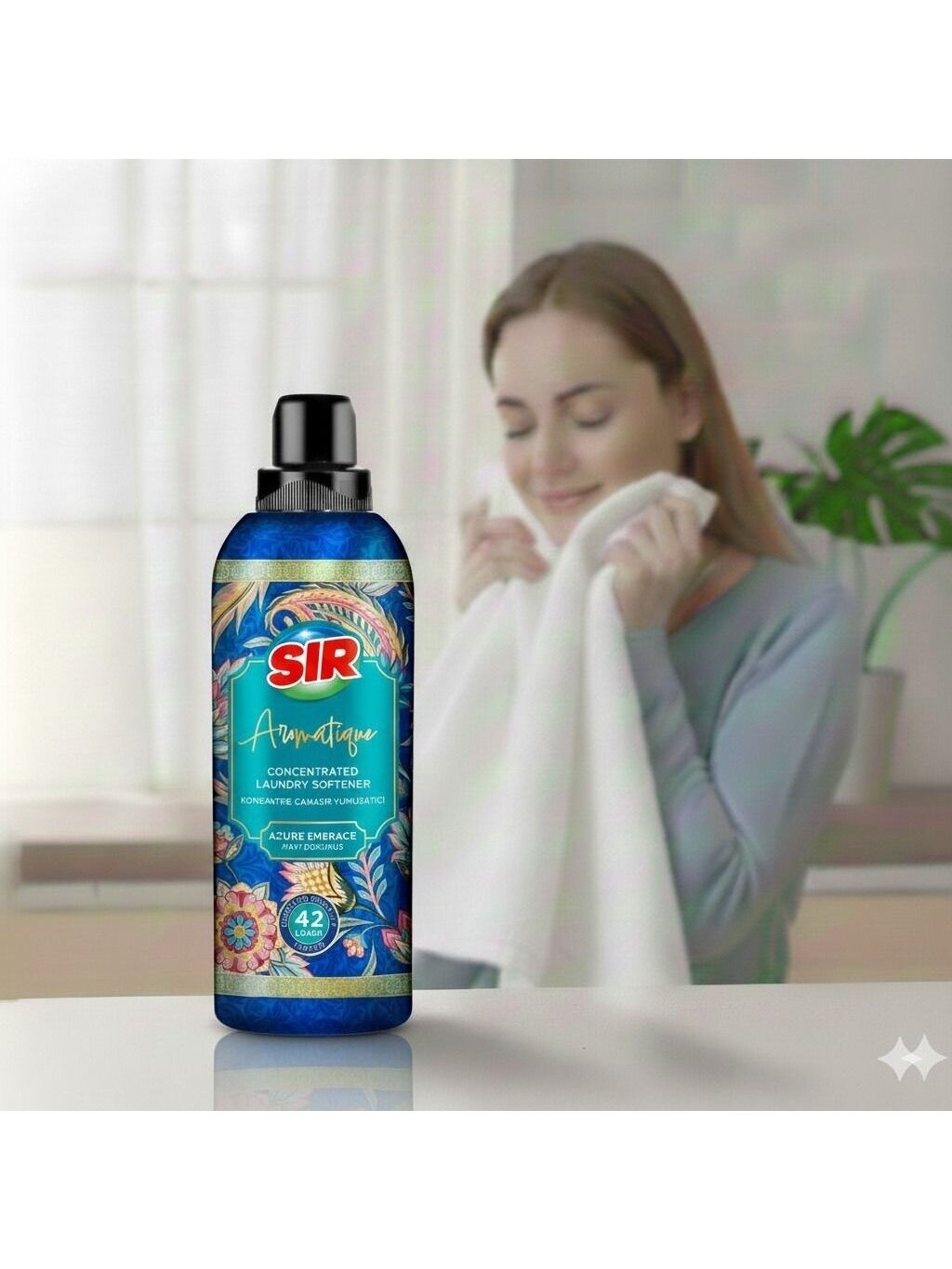 Koncentruotas skalbinių minkštiklis SIR Aromatique Azure Embrace - 42 skalbimams 3