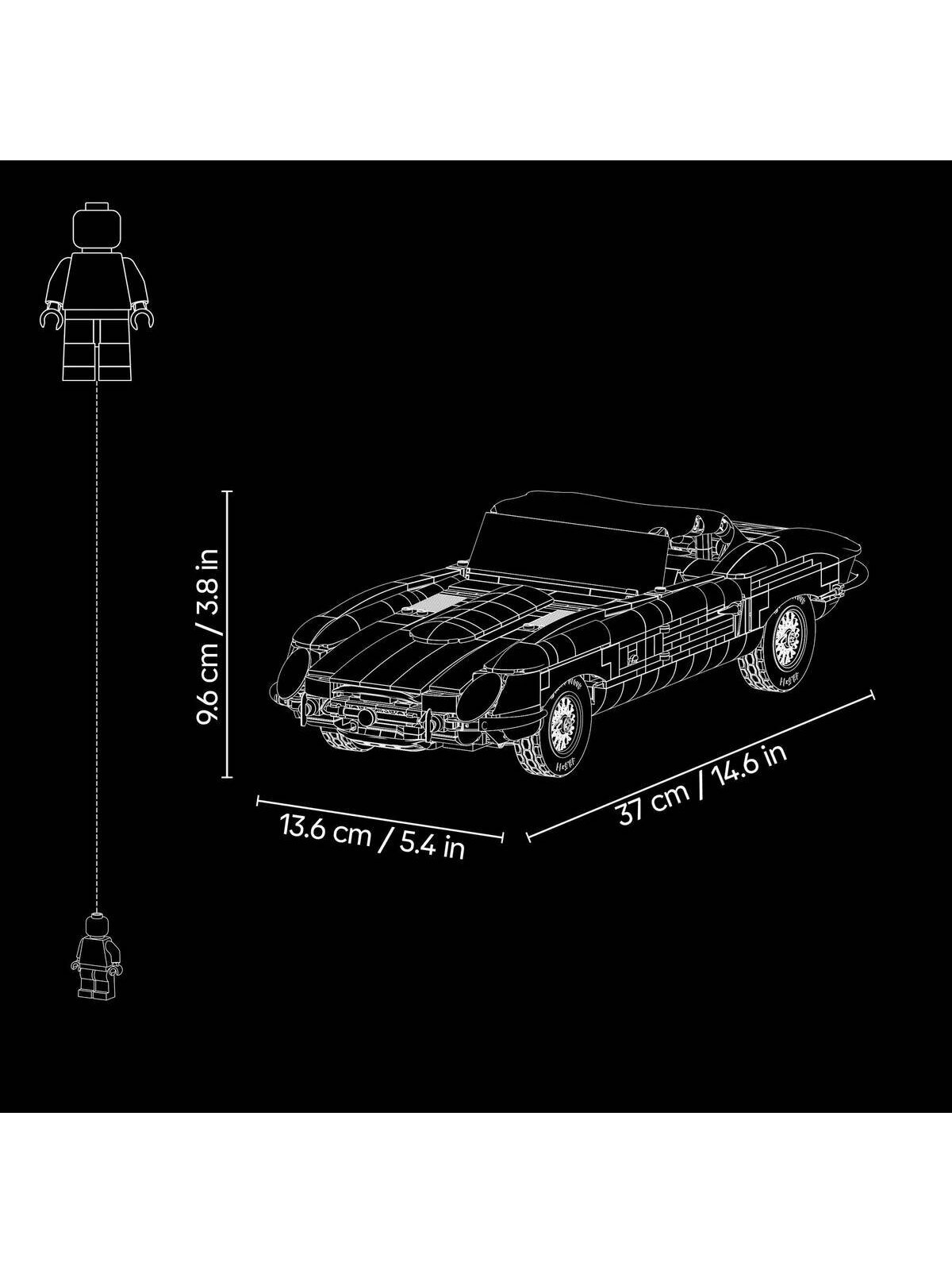 Konstruktorius LEGO® Icons Jaguar E-Type 11381, 1673 vnt. 12 Konstruktorius LEGO® Icons Jaguar E-Type 11381, 1673 vnt. 12