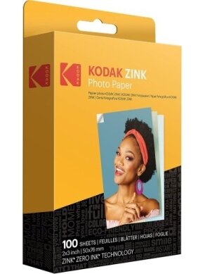 Kodak ZINK 2x3'' 50x76 mm 100 Sheets Fotopopierius Kodak ZINK 2x3'' 50x76 mm 100 Sheets Fotopopierius
