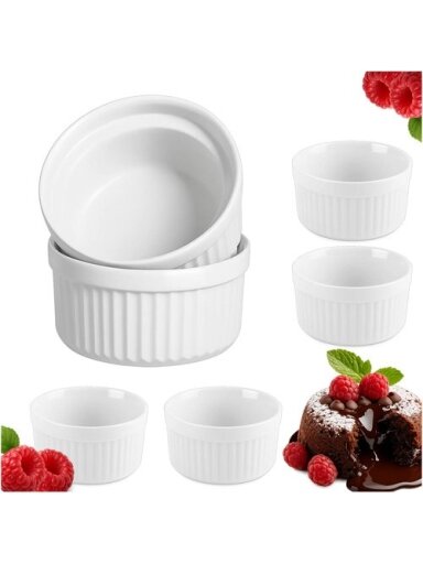 Kepimo indeliai (ramekin) - 6 vnt. Ruhhy 25705