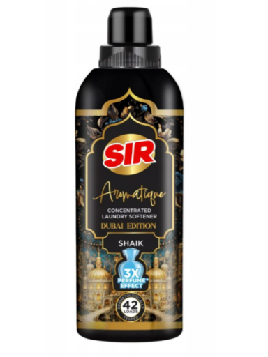 Koncentruotas skalbinių minkštiklis SIR Aromatique Dubai Edition Shaik - 42 skalbimams Koncentruotas skalbinių minkštiklis SIR Aromatique Dubai Edition Shaik - 42 skalbimams