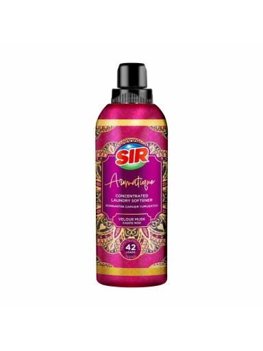 Koncentruotas skalbinių minkštiklis SIR Aromatique „Velour Musk“ – 42 skalbimams Koncentruotas skalbinių minkštiklis SIR Aromatique „Velour Musk“ – 42 skalbimams