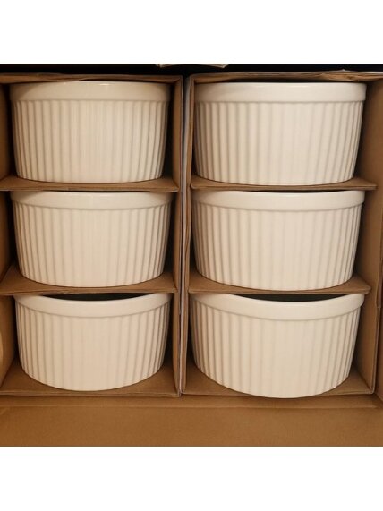 Kepimo indeliai (ramekin) - 6 vnt. Ruhhy 25705 3 Kepimo indeliai (ramekin) - 6 vnt. Ruhhy 25705 3