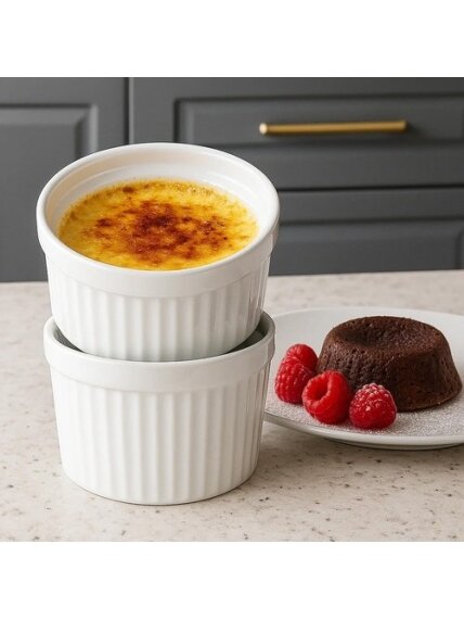Kepimo indeliai (ramekin) - 6 vnt. Ruhhy 25705 4 Kepimo indeliai (ramekin) - 6 vnt. Ruhhy 25705 4