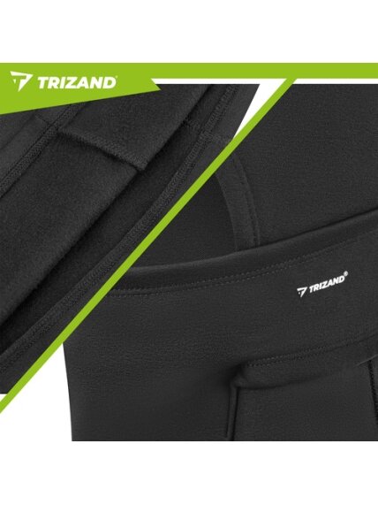 Kaukė – juoda „Trizand“ 18