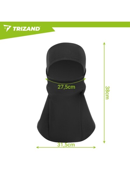 Kaukė – juoda „Trizand“ 3