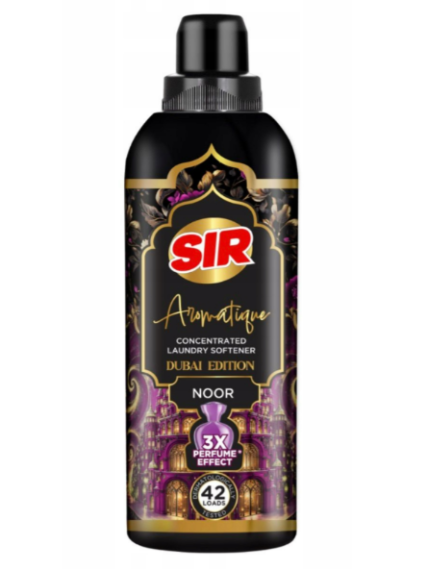 Koncentruotas skalbinių minkštiklis SIR Aromatique Dubai Edition Noor - 42 skalbimams Koncentruotas skalbinių minkštiklis SIR Aromatique Dubai Edition Noor - 42 skalbimams
