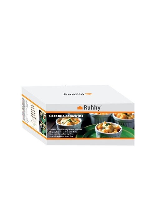 Kepimo indeliai (ramekin) - 6 vnt. Ruhhy 25705 2 Kepimo indeliai (ramekin) - 6 vnt. Ruhhy 25705 2