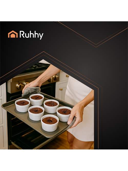 Kepimo indeliai (ramekin) - 6 vnt. Ruhhy 25705 11 Kepimo indeliai (ramekin) - 6 vnt. Ruhhy 25705 11