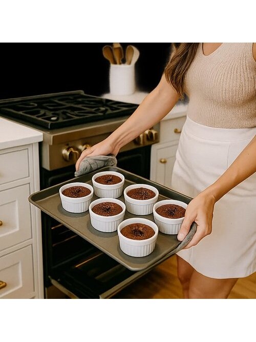 Kepimo indeliai (ramekin) - 6 vnt. Ruhhy 25705 6 Kepimo indeliai (ramekin) - 6 vnt. Ruhhy 25705 6