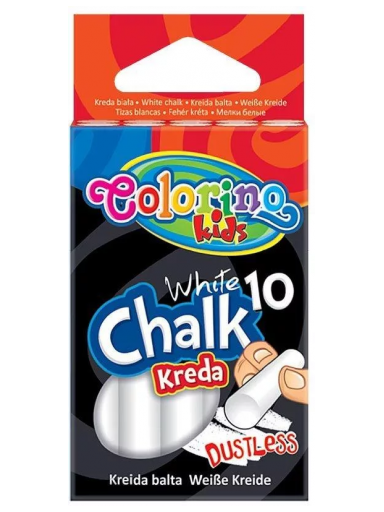 Kreida balta Colorino Kids 10 vnt.
