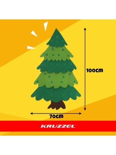 Kruzzel 26548 LED veltinio kalėdinė eglutė