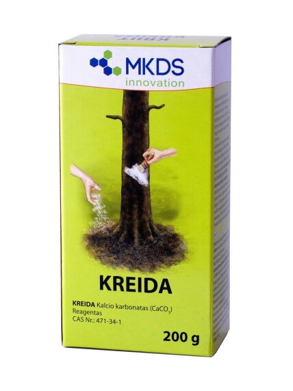 Kreida - kalcio karbonatas, 200 g Kreida - kalcio karbonatas, 200 g