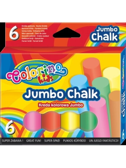 Kreida spalvota Colorino Kids Jumbo 6 spalvų. Kreida spalvota Colorino Kids Jumbo 6 spalvų.