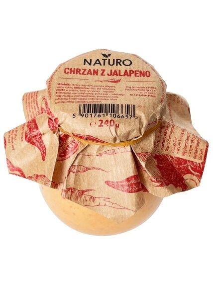 Krienai su jalapenais Naturo, 240g Krienai su jalapenais Naturo, 240g