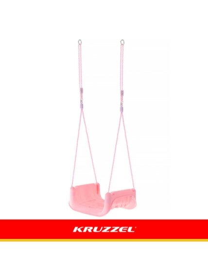 Kruzzel 3 viename pastelinės vaikiškos sūpynės 11