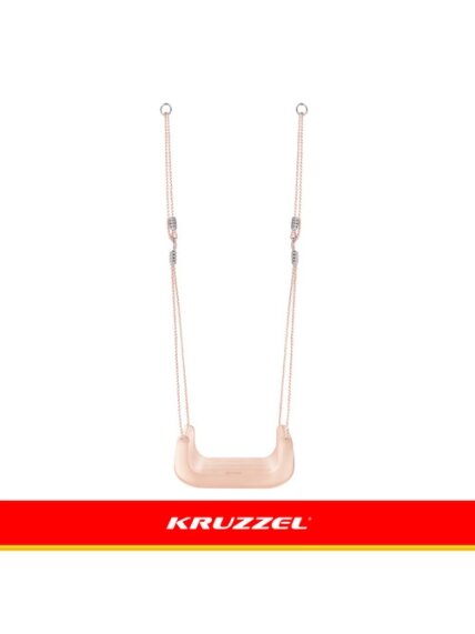 Kruzzel 3 viename pilkai smėlio spalvos vaikiškos sūpynės 11