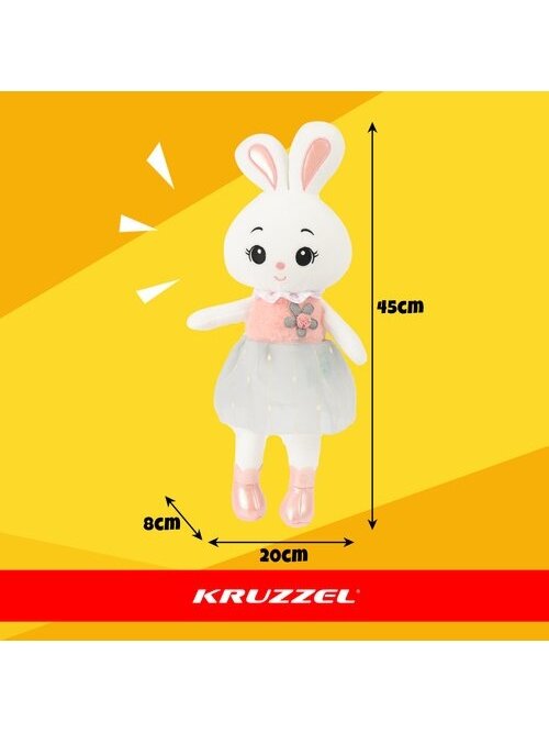Pliušinis zuikutis 45 cm Kruzzel 26761 1 Pliušinis zuikutis 45 cm Kruzzel 26761 1