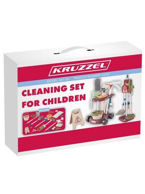 Kruzzel 24747 valymo rinkinys vaikams 1 Kruzzel 24747 valymo rinkinys vaikams 1