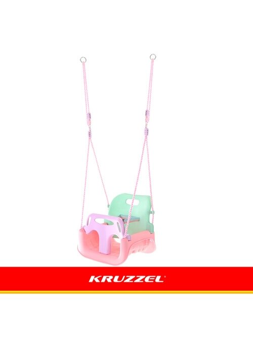 Kruzzel 3 viename pastelinės vaikiškos sūpynės 6