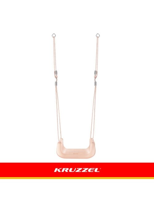 Kruzzel 3 viename pilkai smėlio spalvos vaikiškos sūpynės 11