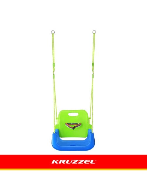 „Kruzzel“ 3 viename žalios ir mėlynos vaikiškos sūpynės 10