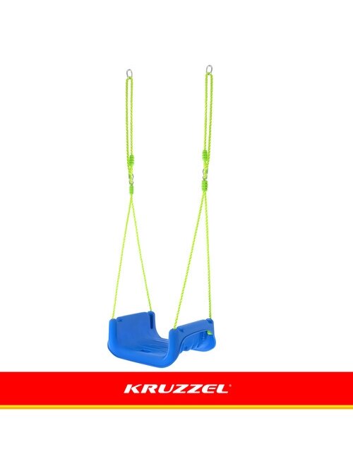 „Kruzzel“ 3 viename žalios ir mėlynos vaikiškos sūpynės 9