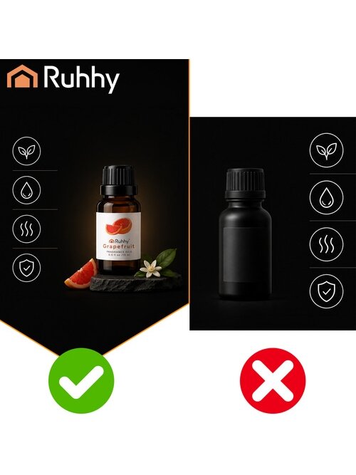 Kvapieji aliejai - 10 vnt. rinkinys, 15 ml, Ruhhy 21938 12
