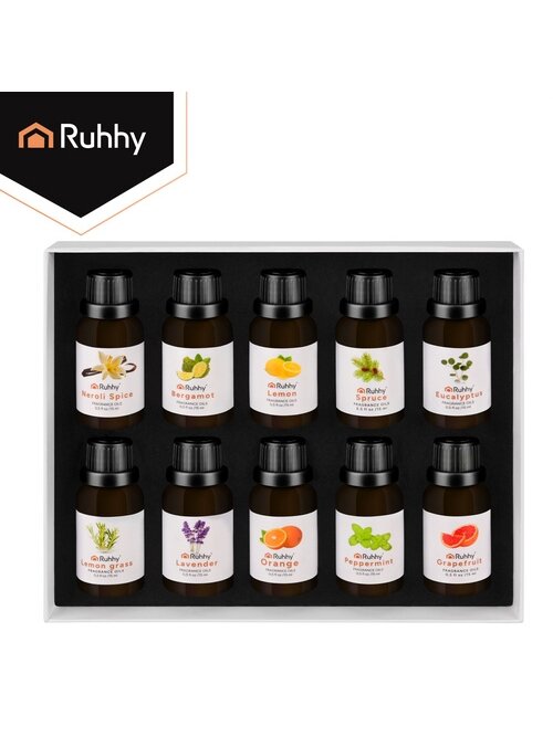 Kvapieji aliejai - 10 vnt. rinkinys, 15 ml, Ruhhy 21938 8 Kvapieji aliejai - 10 vnt. rinkinys, 15 ml, Ruhhy 21938 8