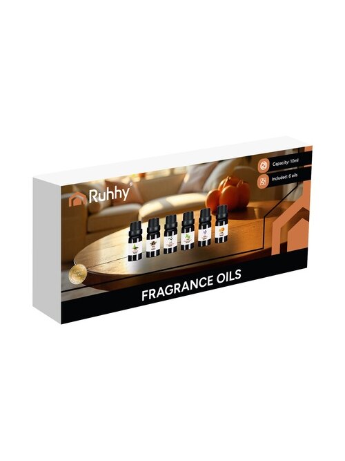 Kvapieji aliejai - 6 vnt. rinkinys, 10 ml, Ruhhy 21939 6