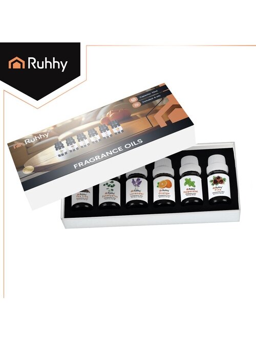 Kvapieji aliejai - 6 vnt. rinkinys, 10 ml, Ruhhy 21939 9