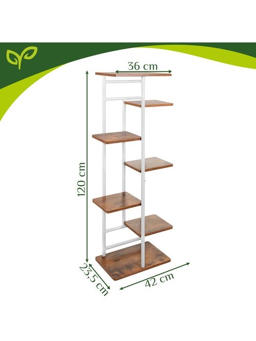 120 cm aukščio stacionari gėlių lentyna „Gardlov“ 1
