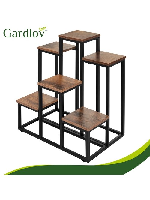 67 cm aukščio stovinti gėlių lentyna – 6 lentynos „Gardlov“ 3