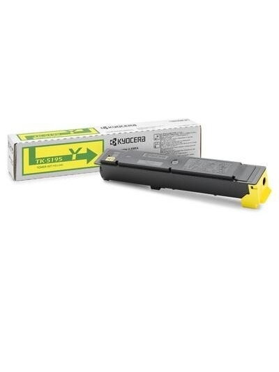 Kyocera TK-5195Y (1T02R4ANL0, TK5195Y) Lazerinė kasetė, Geltona Kyocera TK-5195Y (1T02R4ANL0, TK5195Y) Lazerinė kasetė, Geltona