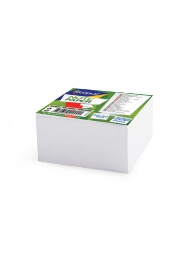 Lapeliai užrašams Forpus, 9x9 cm, balti, klijuoti (500)  0716-009