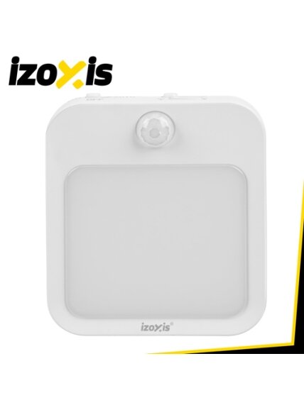 LED naktinė lemputė su judesio jutikliu – 2 vnt. „Izoxis“ 12 LED naktinė lemputė su judesio jutikliu – 2 vnt. „Izoxis“ 12