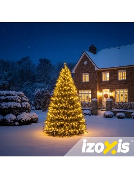 Kalėdinių rutuliukų lemputės 300LED 30m Izoxis 26264 4 Kalėdinių rutuliukų lemputės 300LED 30m Izoxis 26264 4