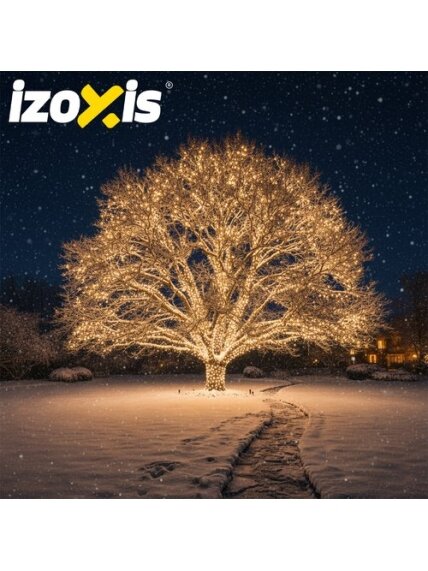 Lauko LEMPUTĖS 500LED 35m šiltai baltos Izoxis 24898 2