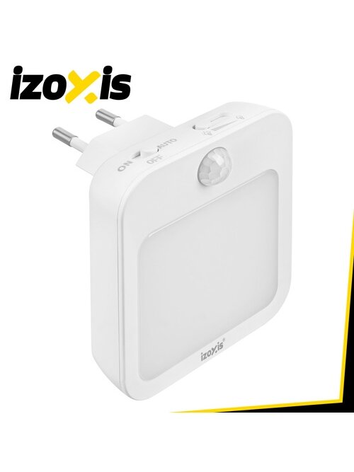LED naktinė lemputė su judesio jutikliu – 2 vnt. „Izoxis“ 10 LED naktinė lemputė su judesio jutikliu – 2 vnt. „Izoxis“ 10