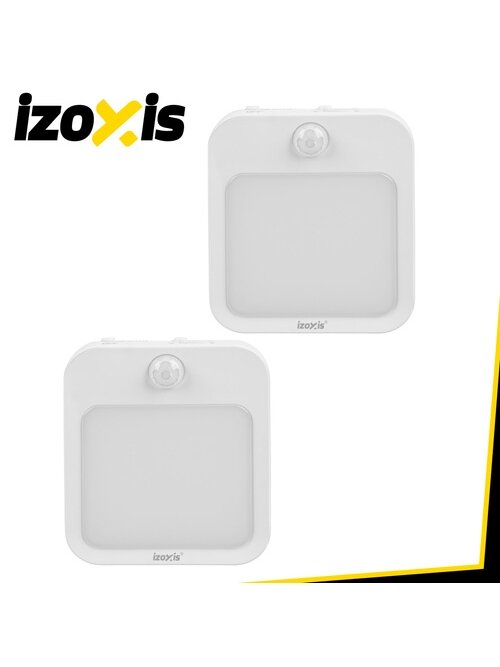 LED naktinė lemputė su judesio jutikliu – 2 vnt. „Izoxis“ 11 LED naktinė lemputė su judesio jutikliu – 2 vnt. „Izoxis“ 11