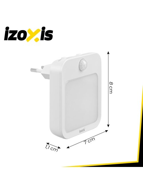 LED naktinė lemputė su judesio jutikliu – 2 vnt. „Izoxis“ 2