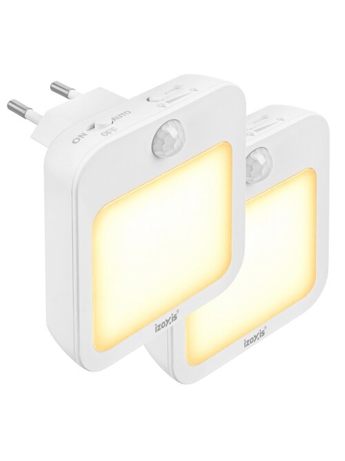 LED naktinė lemputė su judesio jutikliu – 2 vnt. „Izoxis“ 21